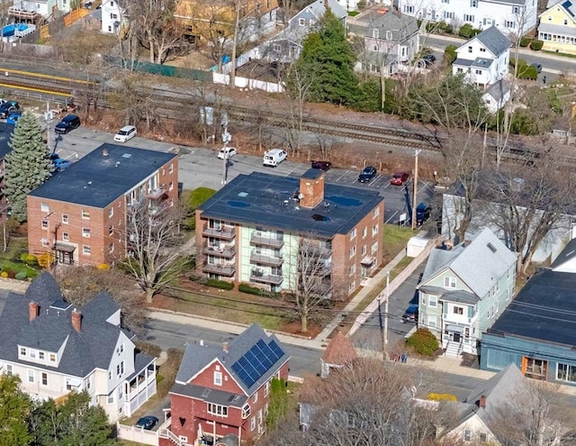 447 Pleasant St, Melrose, MA 02176 - aerial view of residential area
