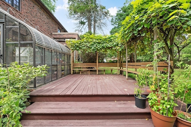 view of deck