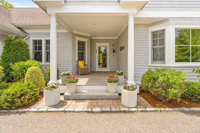 29 Flat Pond Cir, Mashpee, MA 02649 - view of exterior entry with a porch