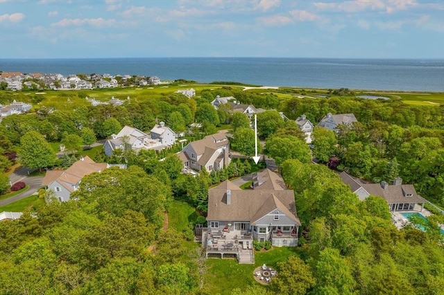 29 Flat Pond Cir, Mashpee, MA 02649 - aerial perspective of suburban area featuring a nearby body of water