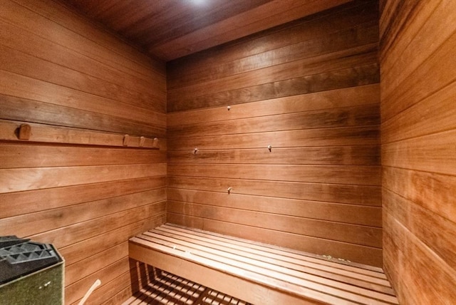 81 Countryside Ln, Milton, MA 02186 - relaxing sauna / steam room featuring wooden walls