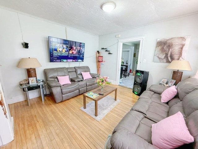 15 Circuit Ave E, Worcester, MA 01603 - living area with light wood-type flooring and baseboards