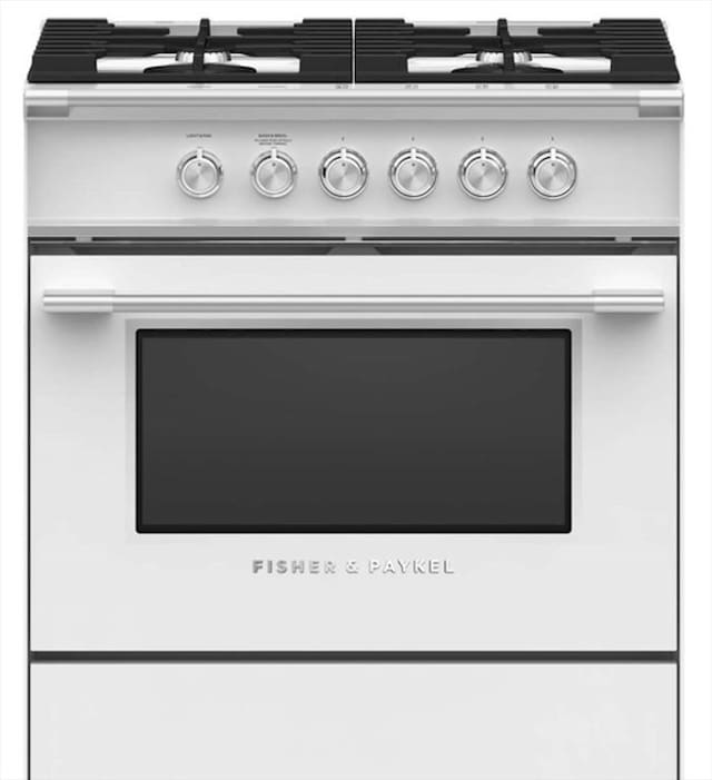 detailed view of oven