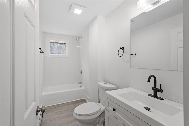 551 Chestnut St, Athol, MA 01331 - full bathroom with vanity, wood finished floors, and shower / bathtub combination