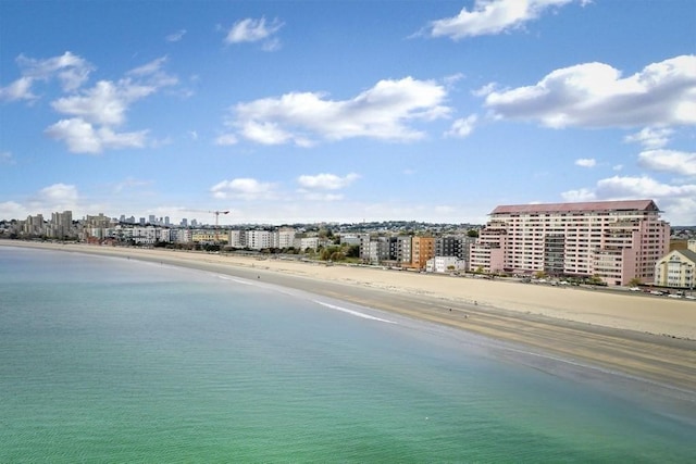 water view with a beach view