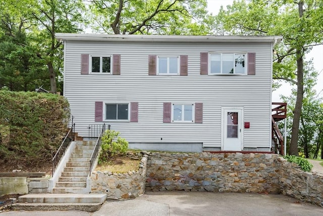 38 Colonial Rd, Weymouth, MA 02191 - view of front facade featuring stairway