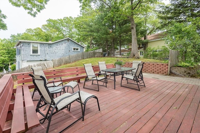 38 Colonial Rd, Weymouth, MA 02191 - deck featuring outdoor dining space