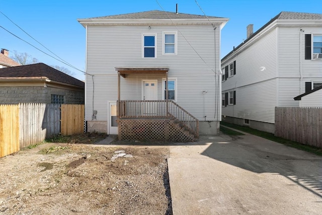 view of rear view of house