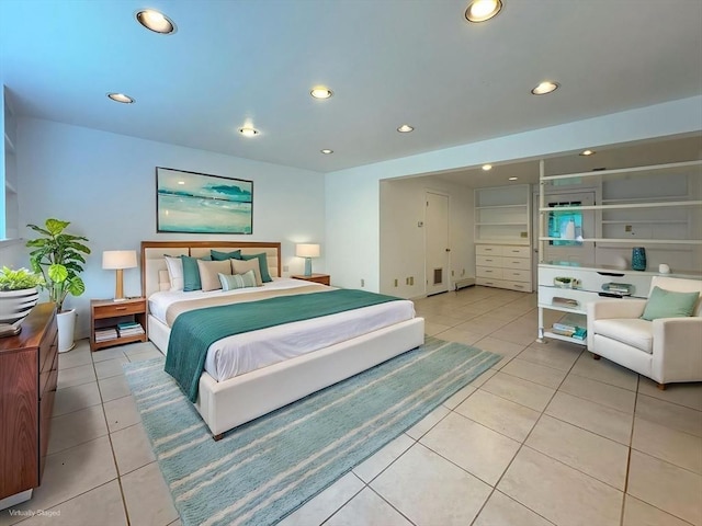 2 Robert Cohen Dr, Canton, MA 02021 - bedroom with light tile patterned floors and recessed lighting