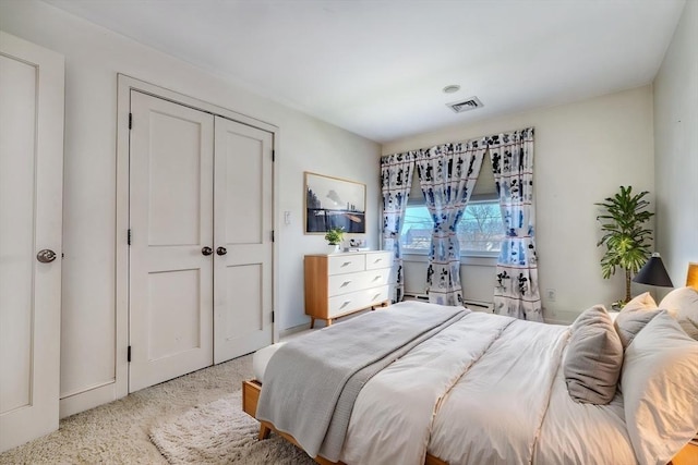 68-70 Floyd St, Winthrop, MA 02152 - carpeted bedroom with a closet and visible vents