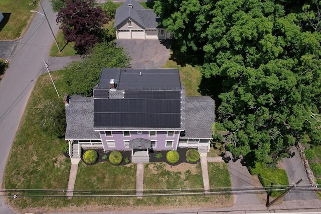 56-58 E Bacon St, Plainville, MA 02762 - aerial view of property and surrounding area