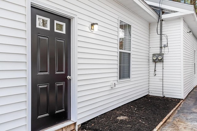view of entrance to property