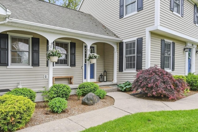 188 Munger Hill Rd, Westfield, MA 01085 - entrance to property with a porch and a shingled roof