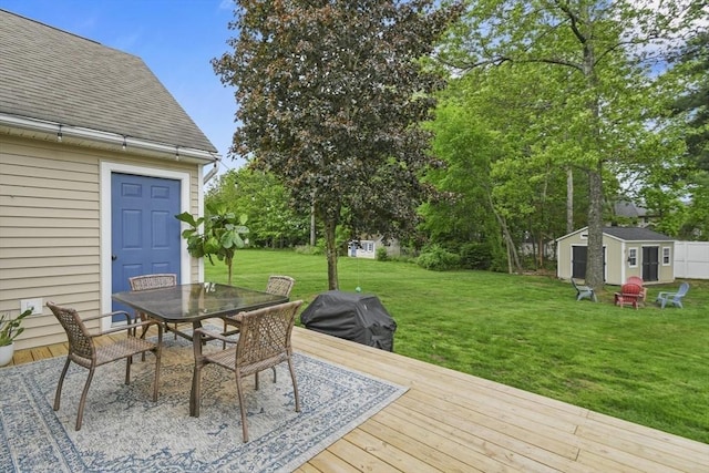 188 Munger Hill Rd, Westfield, MA 01085 - wooden terrace featuring outdoor dining space, a yard, and area for grilling