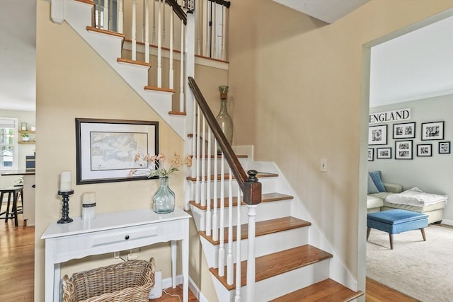 188 Munger Hill Rd, Westfield, MA 01085 - stairs with wood finished floors