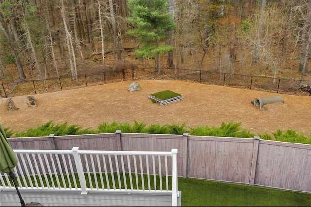 surrounding community featuring fence