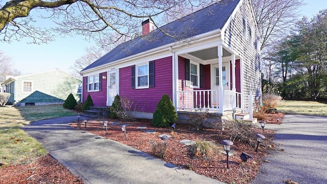 view of front of property