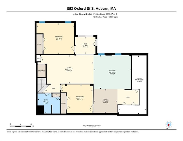 853 Oxford St S, Auburn, MA 01501 - property floor plan
