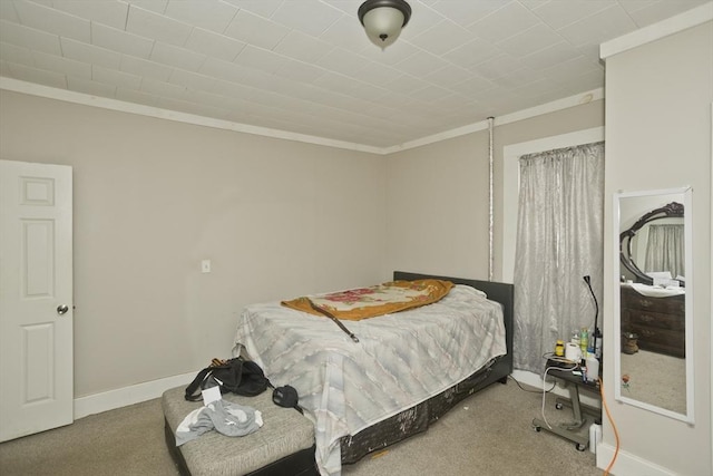 74 Everett St, Springfield, MA 01104 - carpeted bedroom featuring baseboards and ornamental molding