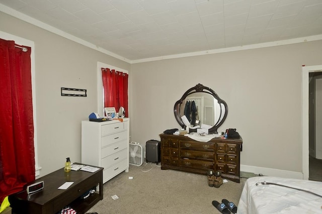 74 Everett St, Springfield, MA 01104 - carpeted bedroom featuring ornamental molding