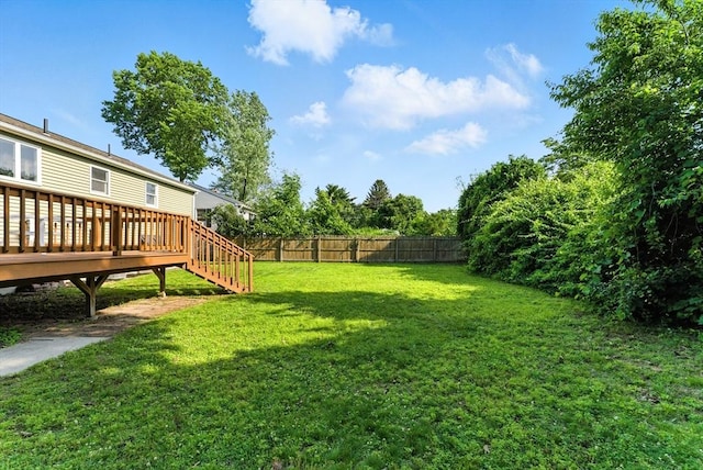 78 Saratoga Ave, Chicopee, MA 01013 - view of yard featuring a deck