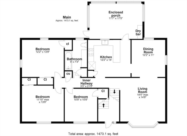767 S Main St, Bellingham, MA 02019 - view of property floor plan