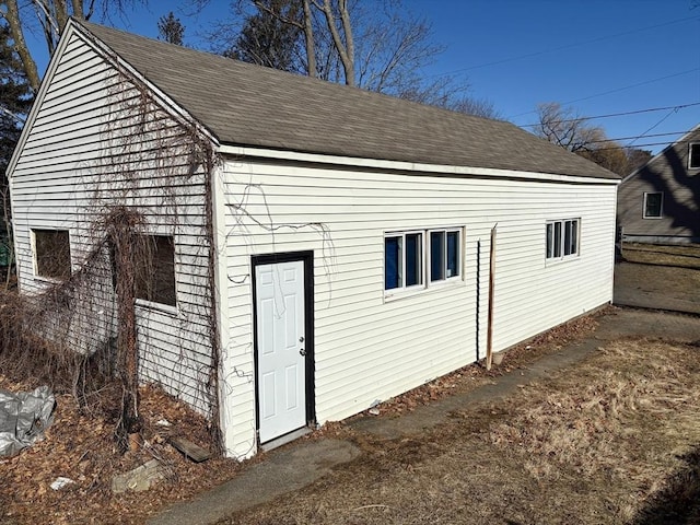 view of outbuilding