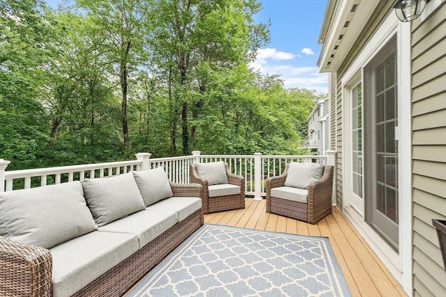 10 Londonderry Ln, Georgetown, MA 01833 - wooden deck with an outdoor hangout area