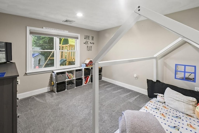 369 Vernon St, Wakefield, MA 01880 - carpeted bedroom with baseboards and recessed lighting