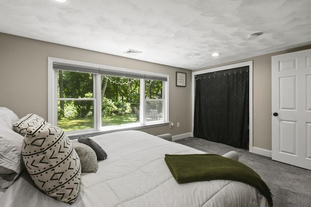 369 Vernon St, Wakefield, MA 01880 - carpeted bedroom with recessed lighting and a closet