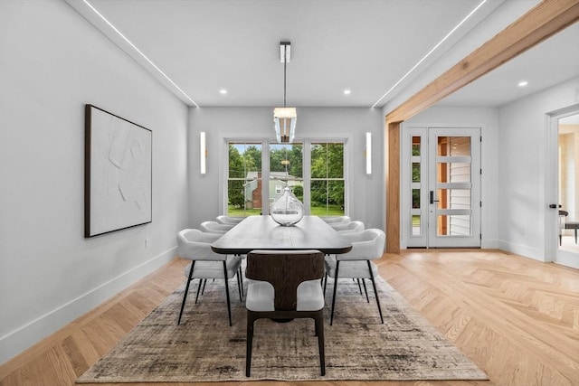 1 Maud Graham Cir, Burlington, MA 01803 - dining area with baseboards and recessed lighting