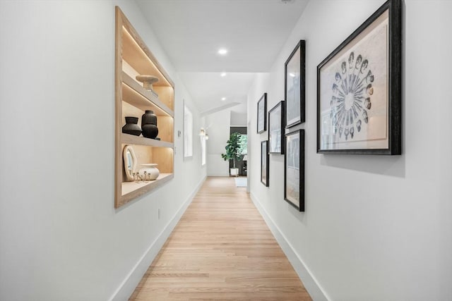 1 Maud Graham Cir, Burlington, MA 01803 - hallway featuring light wood-type flooring and recessed lighting