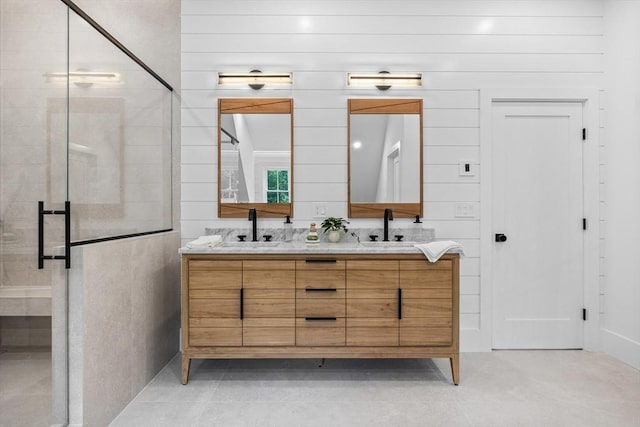 1 Maud Graham Cir, Burlington, MA 01803 - full bathroom featuring double vanity and a stall shower