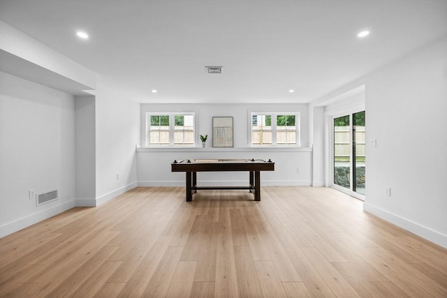 1 Maud Graham Cir, Burlington, MA 01803 - rec room featuring plenty of natural light, recessed lighting, and light wood finished floors