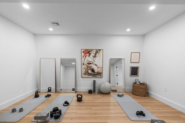 1 Maud Graham Cir, Burlington, MA 01803 - exercise area featuring recessed lighting and wood finished floors