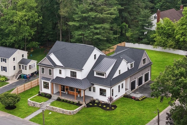 1 Maud Graham Cir, Burlington, MA 01803 - view from above of property