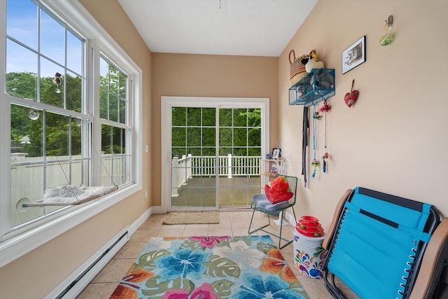 49 Camden St Unit 49, South Hadley, MA 01075 - sunroom / solarium with a baseboard heating unit