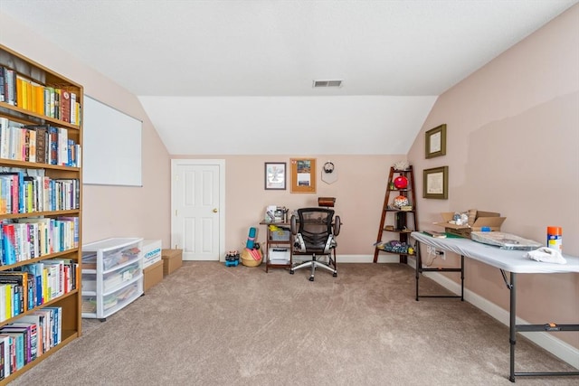 49 Camden St Unit 49, South Hadley, MA 01075 - carpeted office space featuring lofted ceiling and baseboards