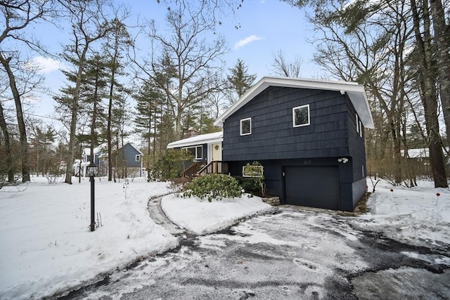 view of front of house featuring an attached garage