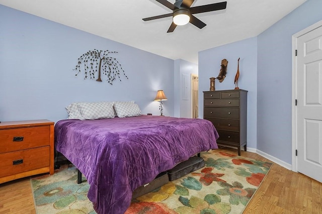 750 Whittenton St Unit 1012, Taunton, MA 02780 - bedroom featuring wood finished floors, baseboards, and ceiling fan