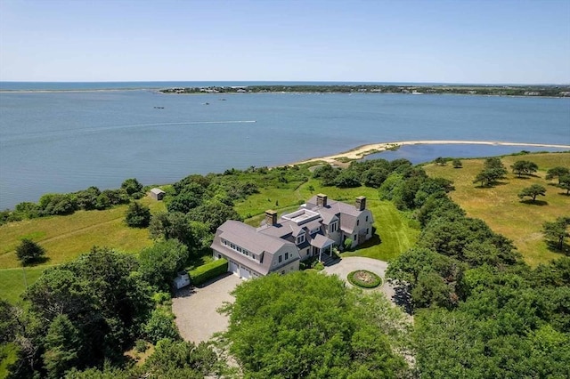 25 Lelands Path, Edgartown, MA 02539 - view from above of property featuring a large body of water