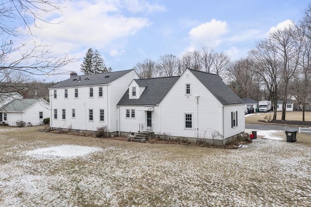 view of back of property