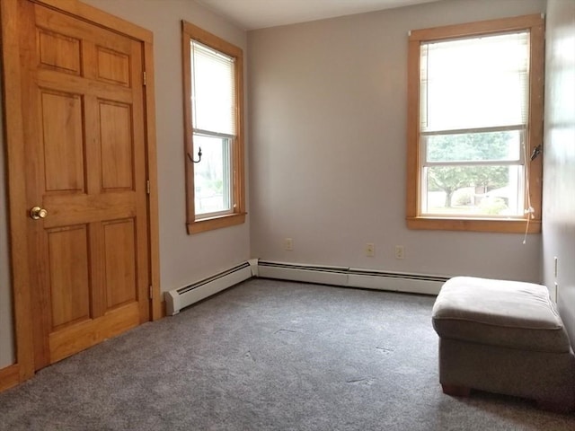 interior space with carpet flooring