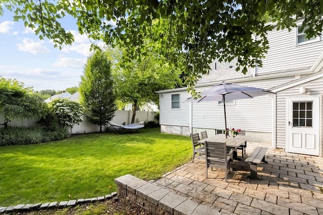 15 University Rd, Arlington, MA 02474 - view of yard with a patio area and outdoor dining space