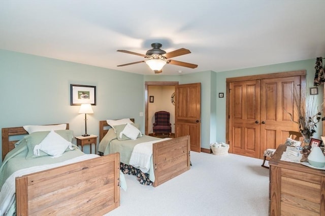 137 French King Hwy, Gill, MA 01354 - carpeted bedroom with ceiling fan