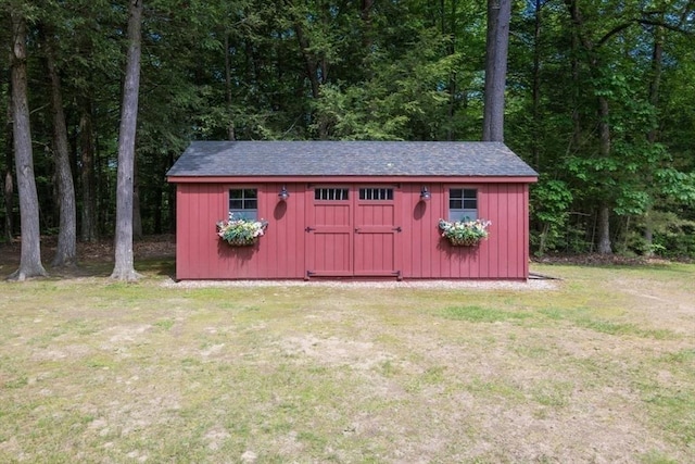 137 French King Hwy, Gill, MA 01354 - view of shed with a wooded view