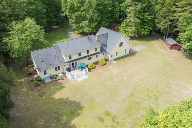 137 French King Hwy, Gill, MA 01354 - view from above of property