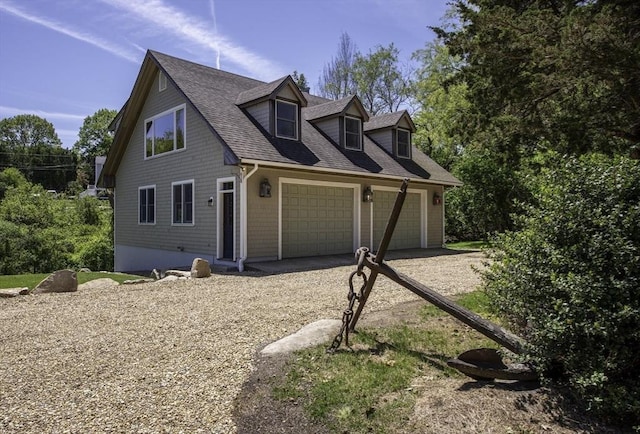 7 Cove Way, Gloucester, MA 01930 - view of front facade with dirt driveway and roof with shingles