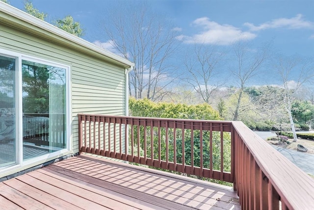 view of deck