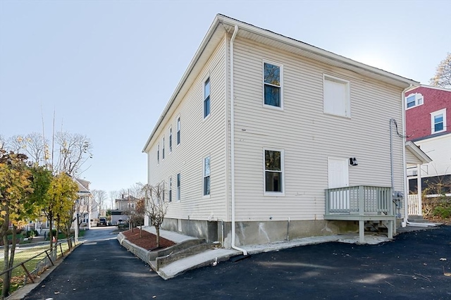 view of back of property